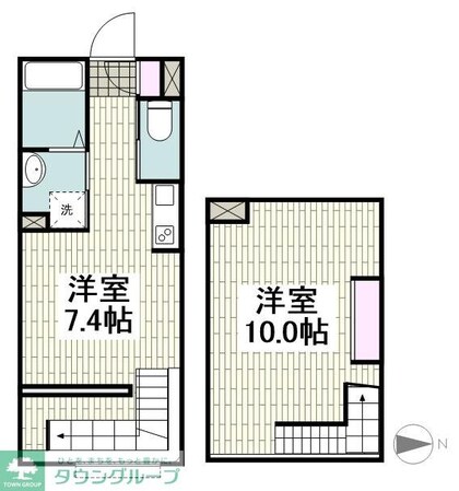 COCOCUBE鵜の木の物件間取画像
